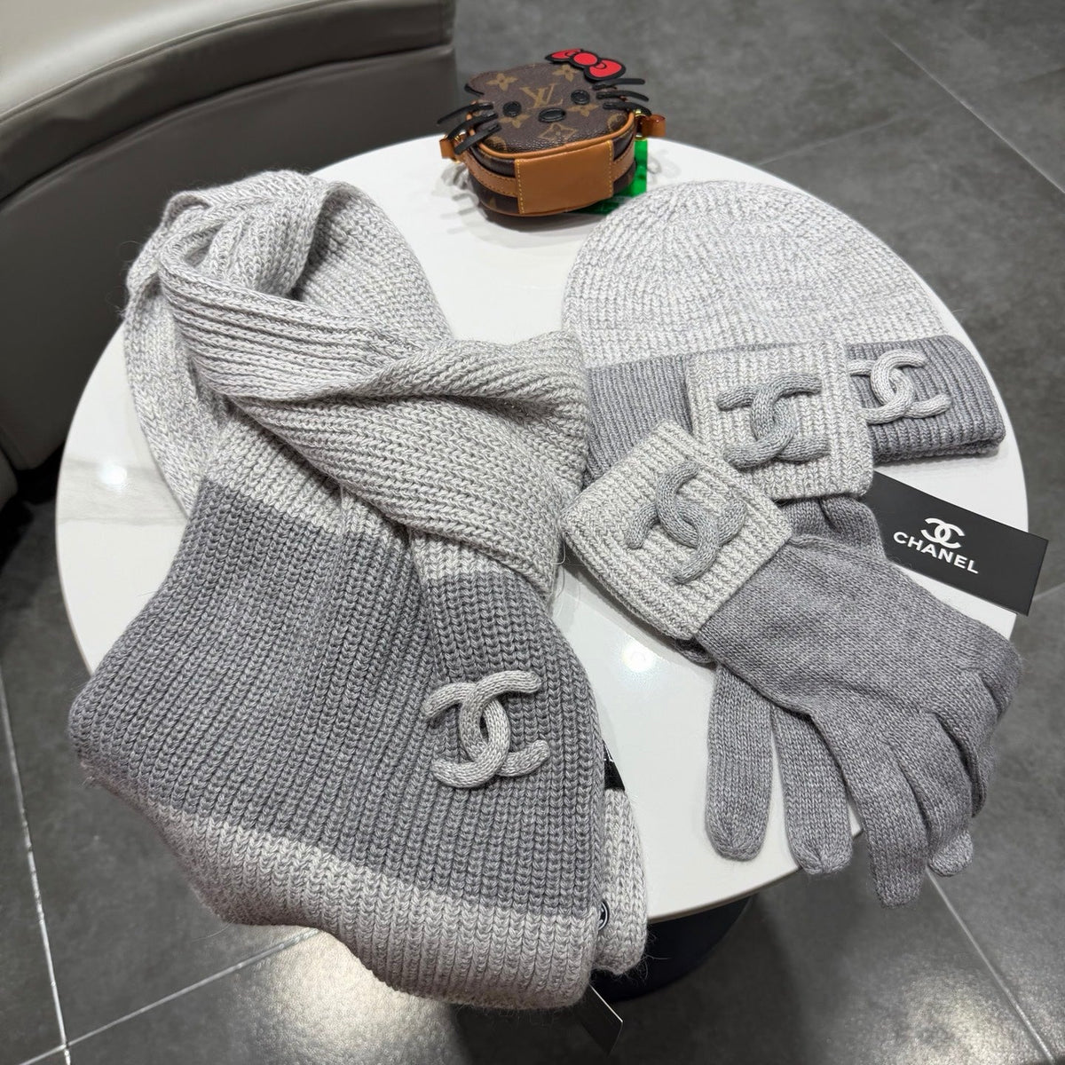 CC 26s Winter Knit Set Grey Wool 499258