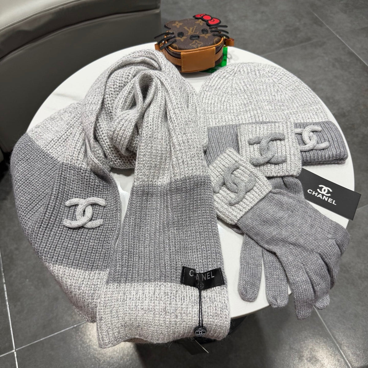 CC 26s Winter Knit Set Grey Wool 499258