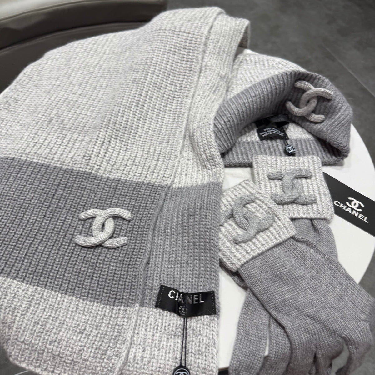 CC 26s Winter Knit Set Grey Wool 499258
