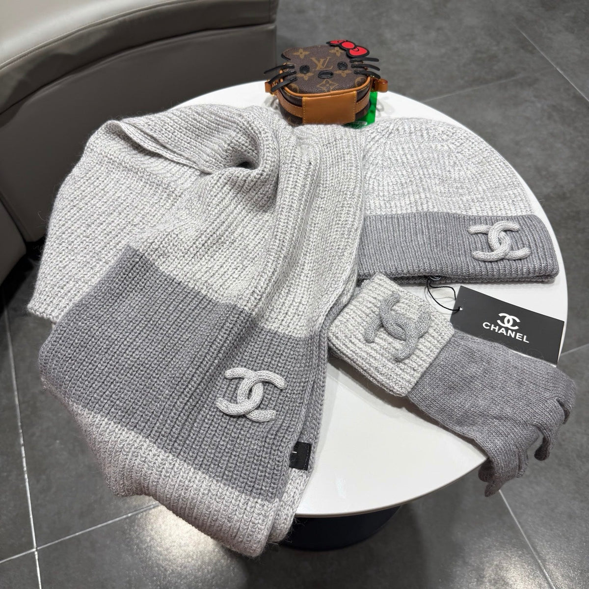 CC 26s Winter Knit Set Grey Wool 499258