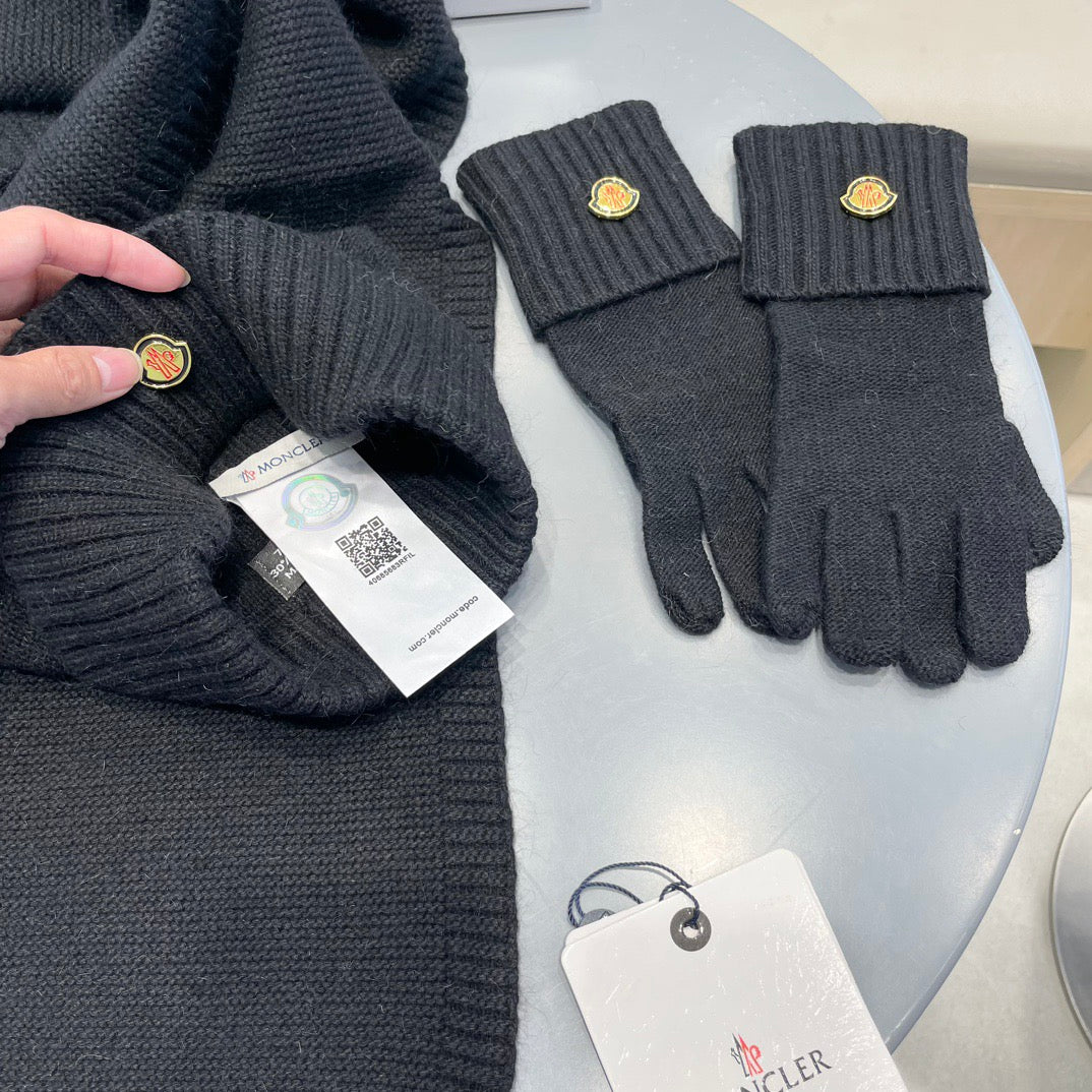 MC 26s Winter Knit Set Black Wool 499301