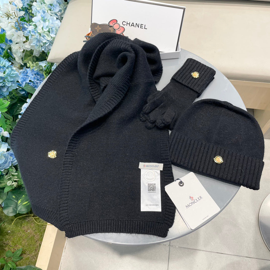 MC 26s Winter Knit Set Black Wool 499301