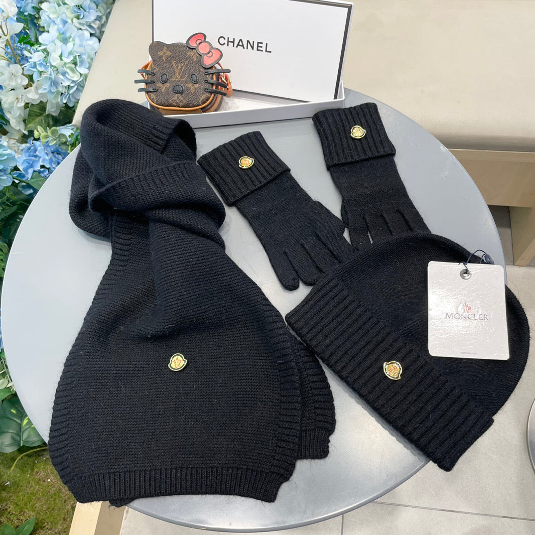 MC 26s Winter Knit Set Black Wool 499301