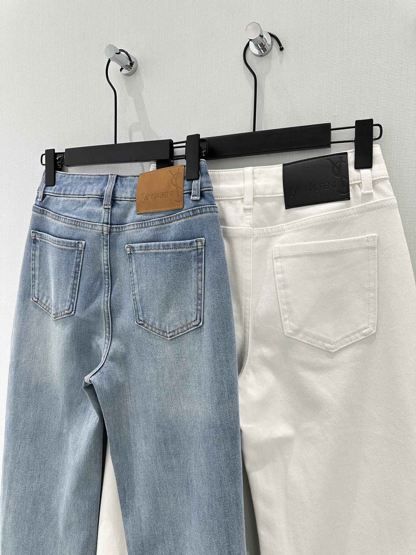 YSL Flared Jeans Cotton Polyester 351215