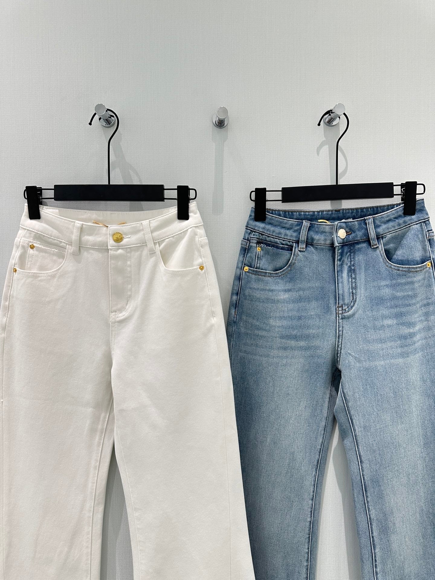 YSL Flared Jeans Cotton Polyester 351215