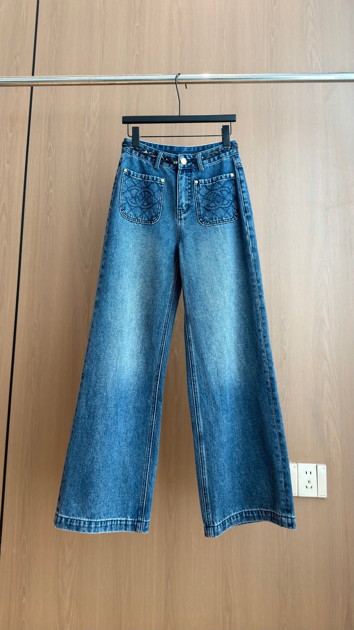 Chanel 2026 Jeans Blue Denim Cotton 435473