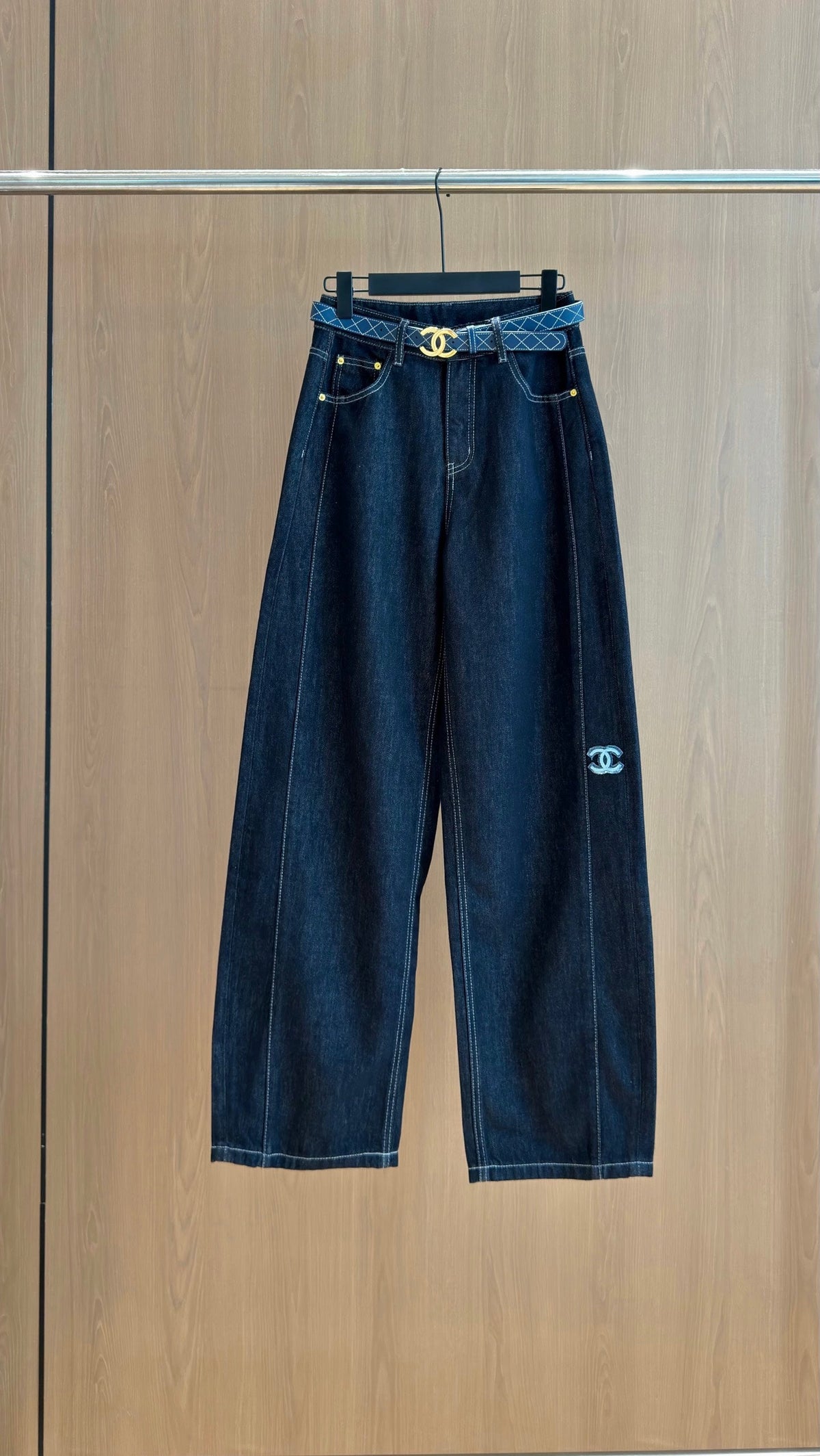Chanel 2026 Jeans Dark Blue Denim Cotton 435493