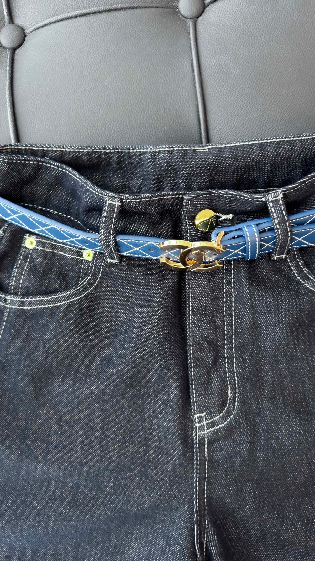 Chanel 2026 Jeans Dark Blue Denim Cotton 435493