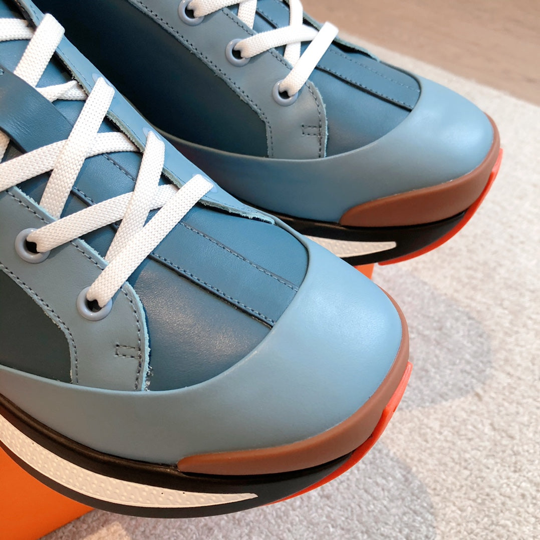 HM Hugo Sneakers Stale Blue Calfskin 933463