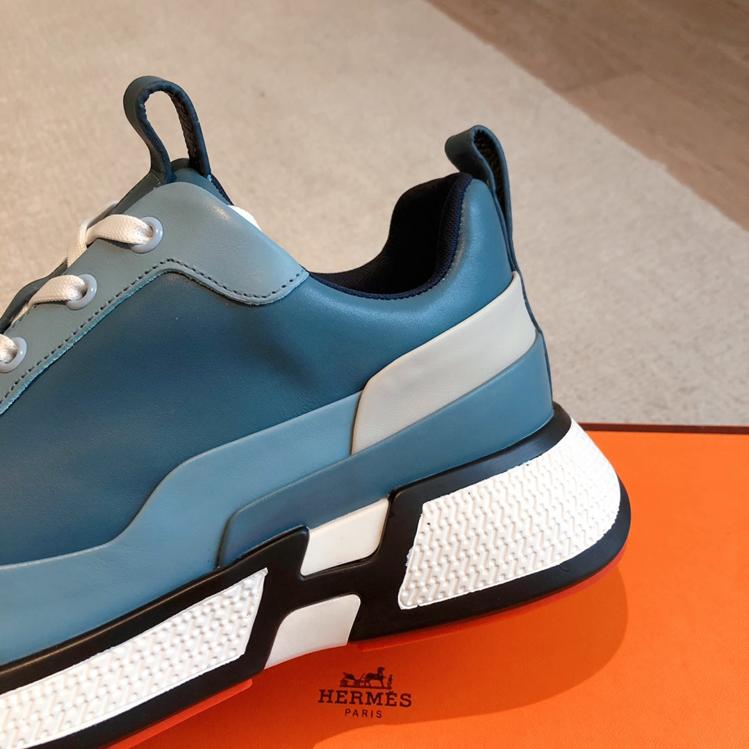HM Hugo Sneakers Stale Blue Calfskin 933463