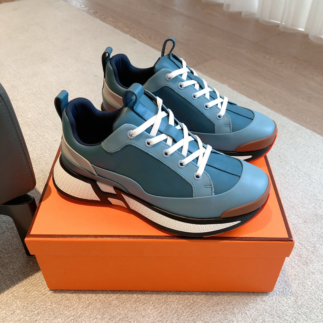HM Hugo Sneakers Stale Blue Calfskin 933463