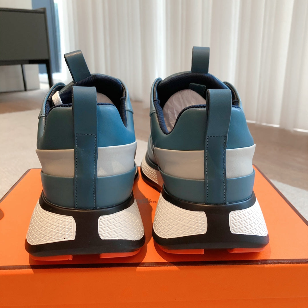 HM Hugo Sneakers Stale Blue Calfskin 933463