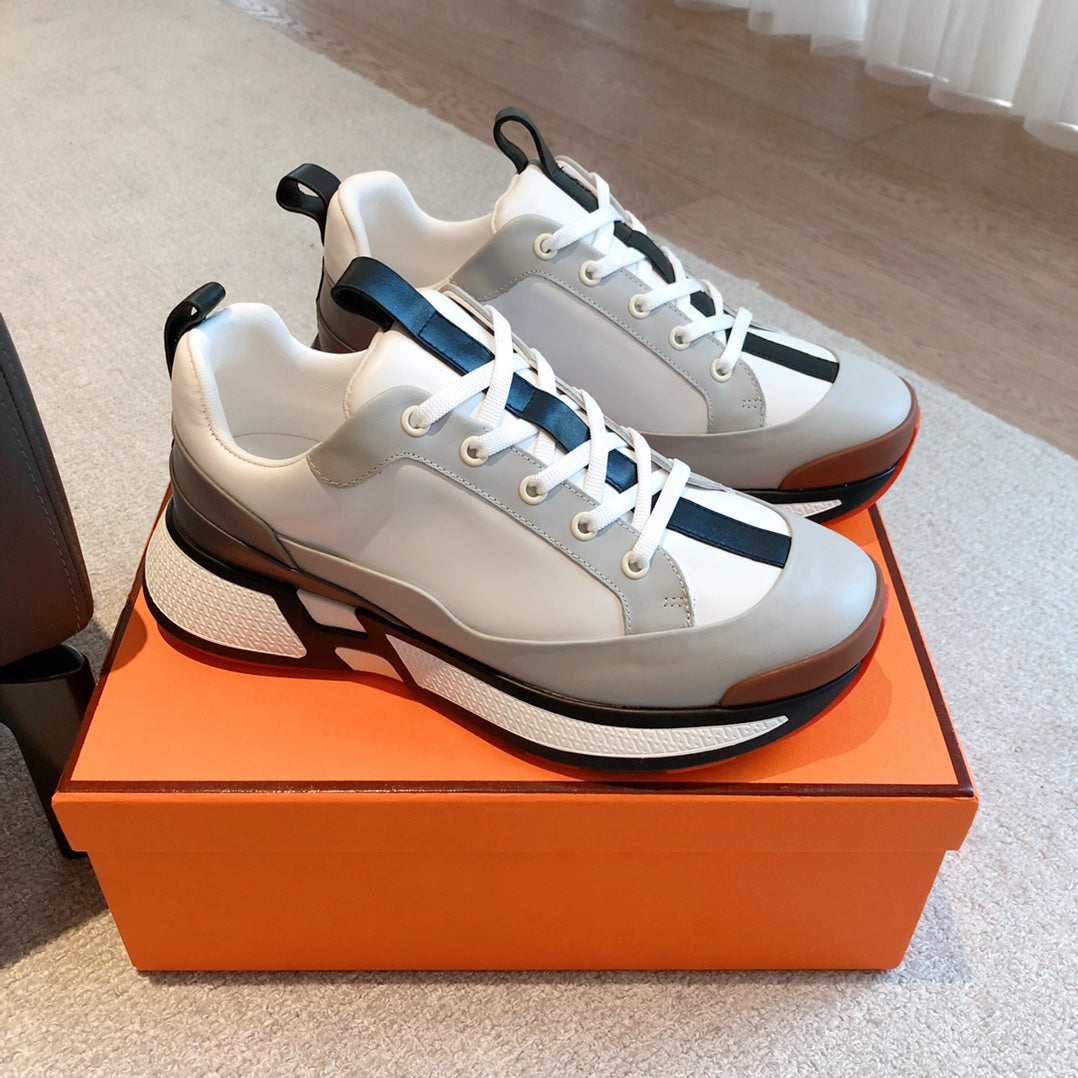 HM Hugo Sneakers Grey Calfskin 933464