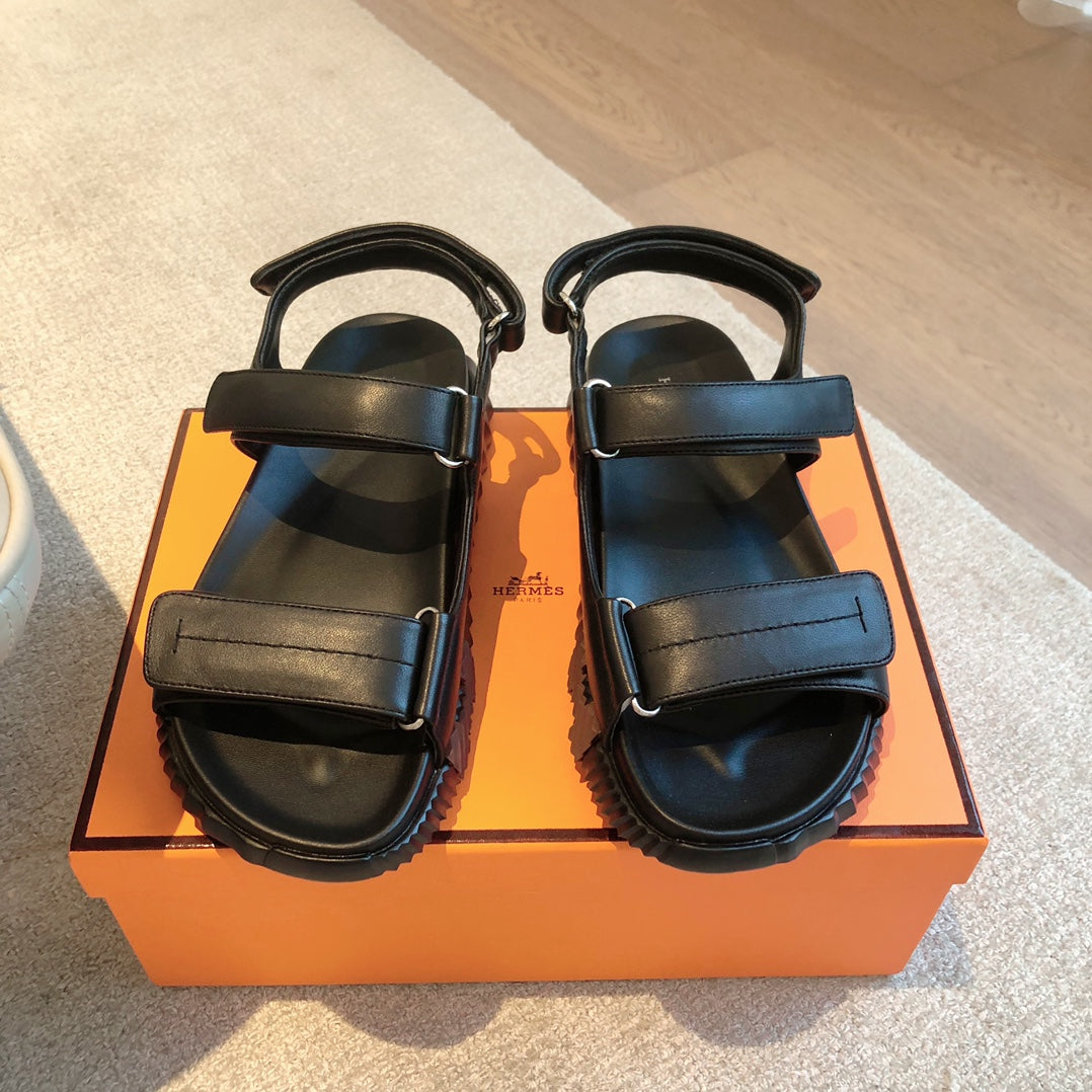 HM Junior Sandal Black Lambskin 970904