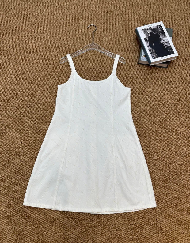 Chanel 2026 Dress White Cotton 401641