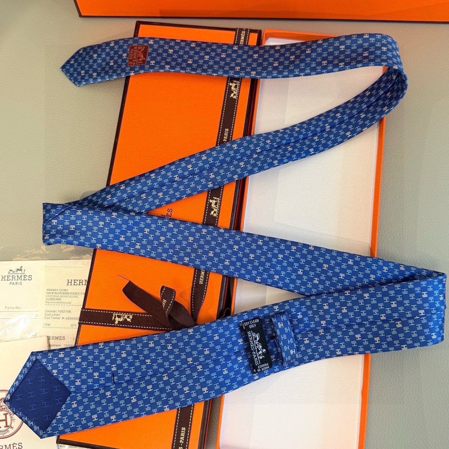 HM Men's Ties Twill Silk 437514