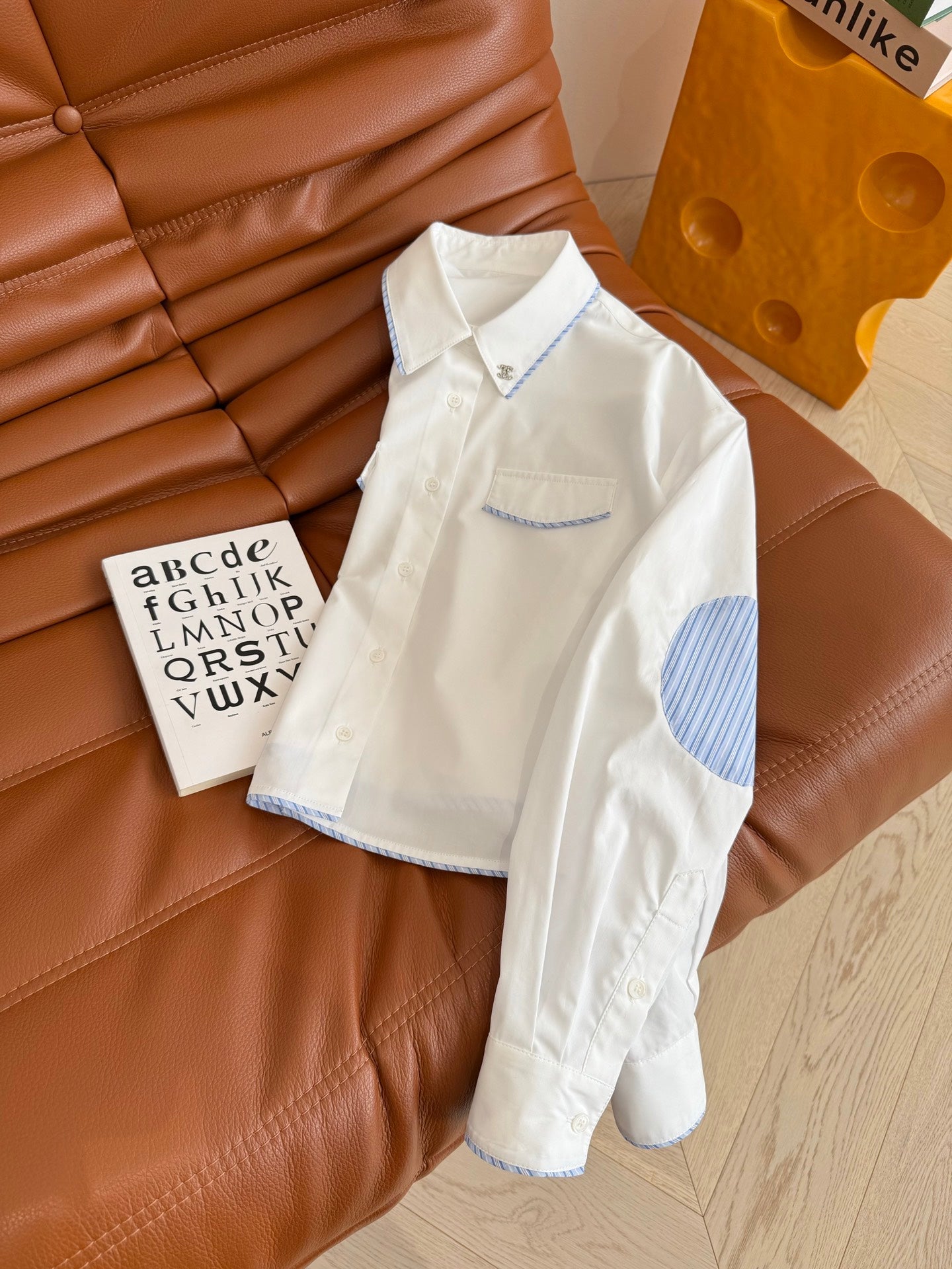 CC Short shirt In White Cotton