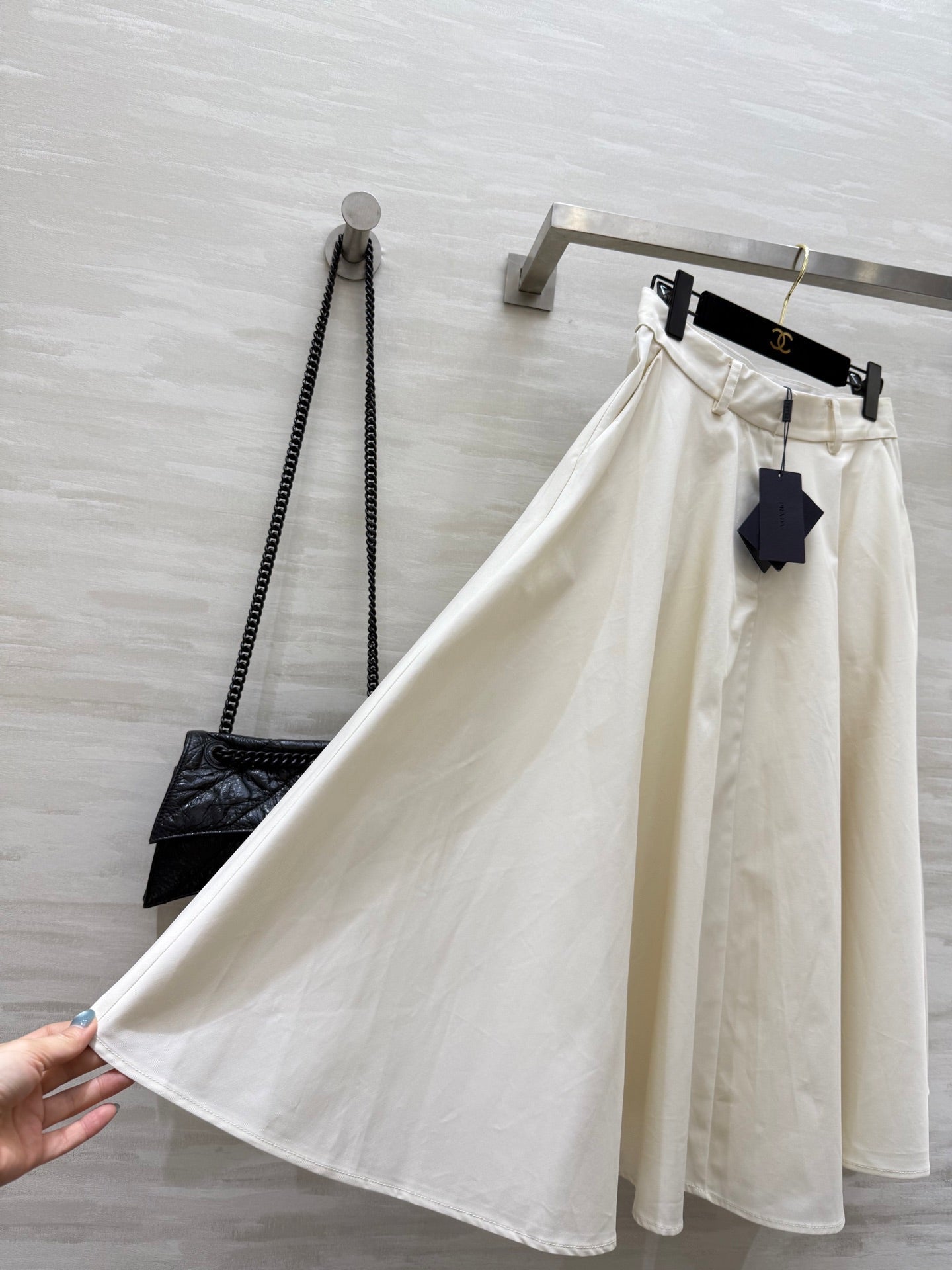 Prada 25 Set White Polyester 303389
