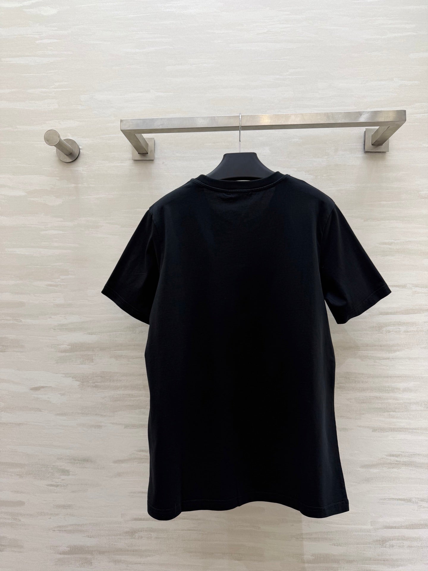 Prada 26s Short-Sleeve T-Shirt Black Cotton 363647