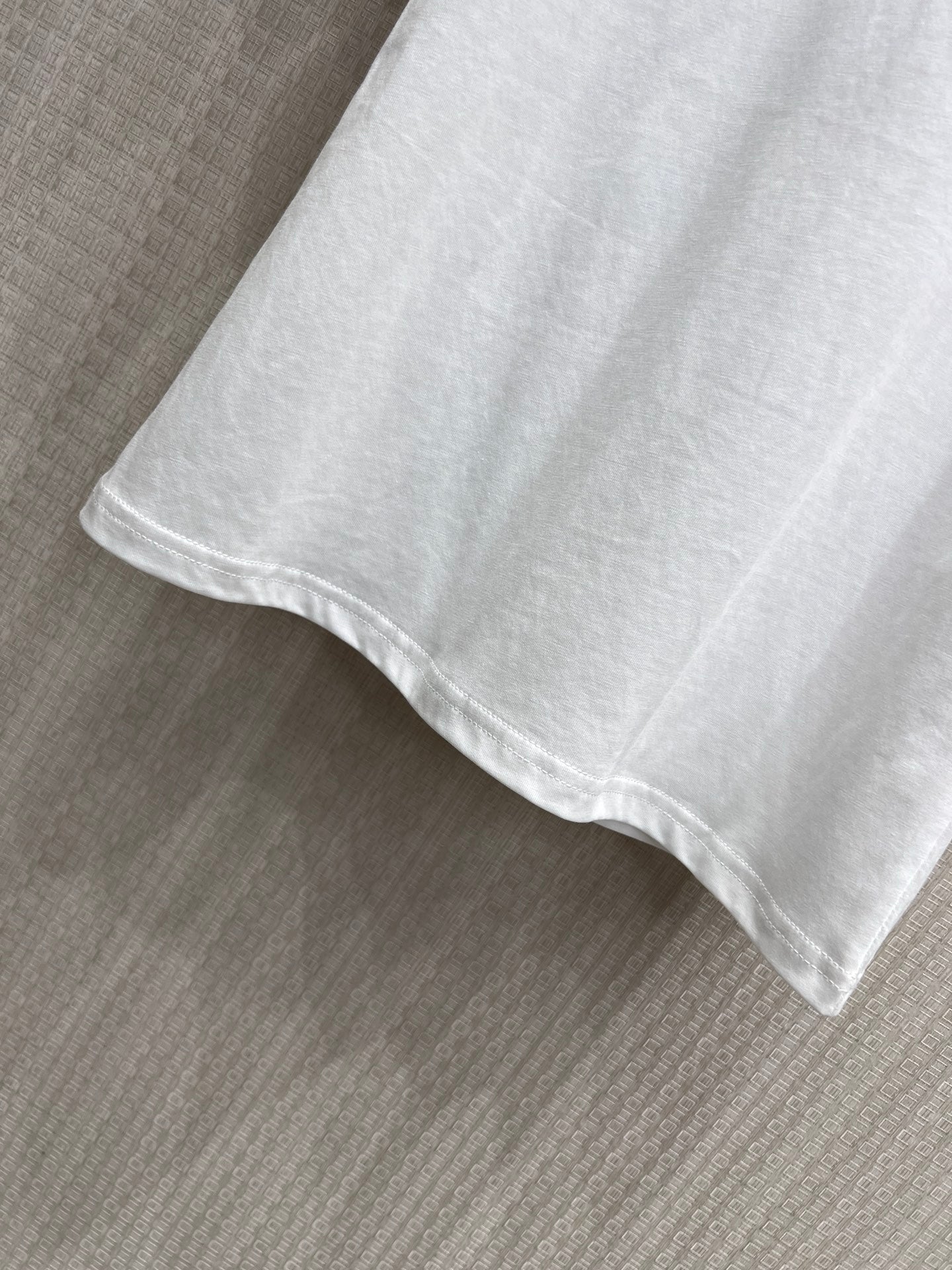 CD Fitted Médaillon Embroidered T-shirt White Cotton