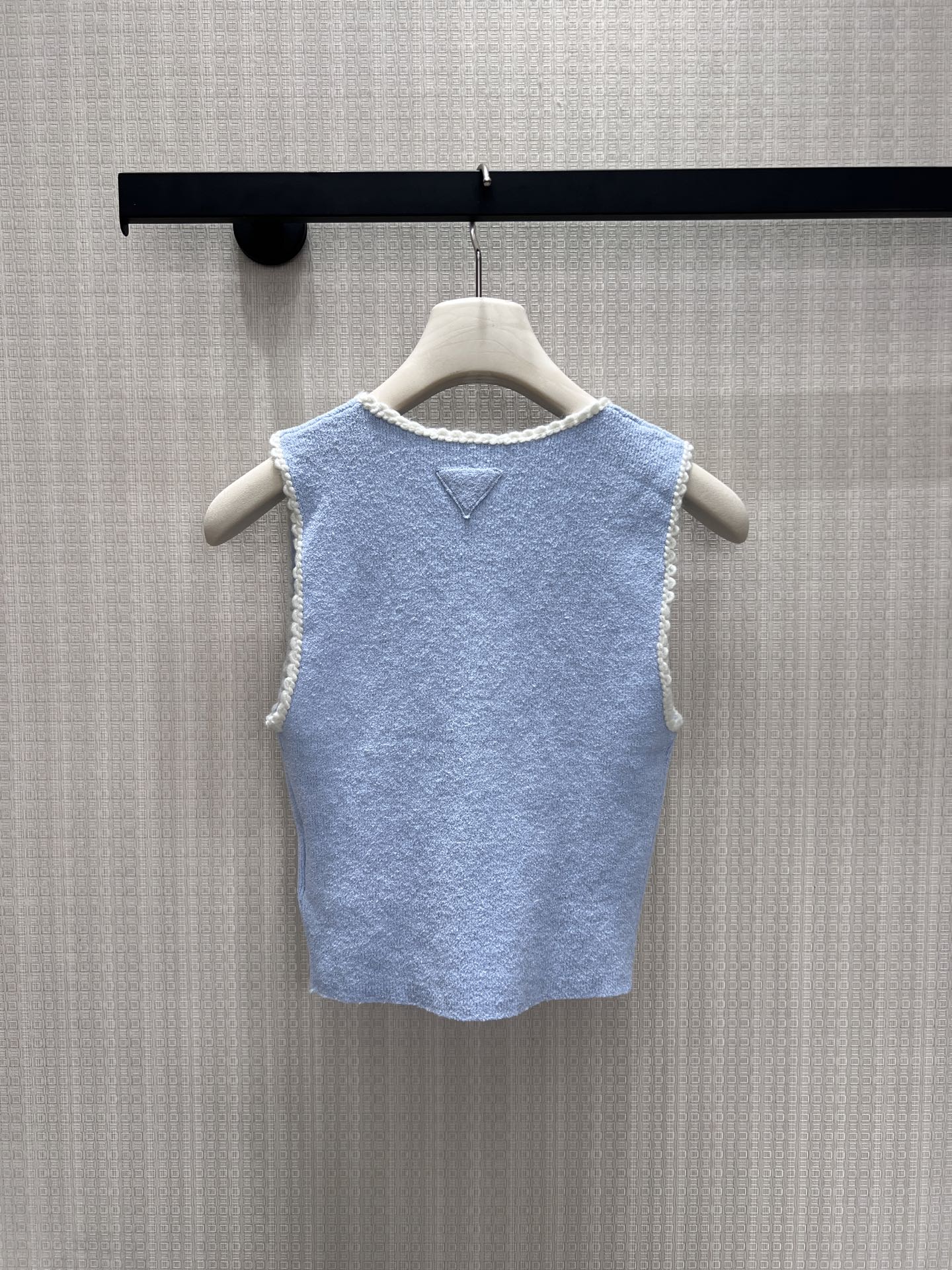 Prada Cotton Bouclé Crop Top 400577