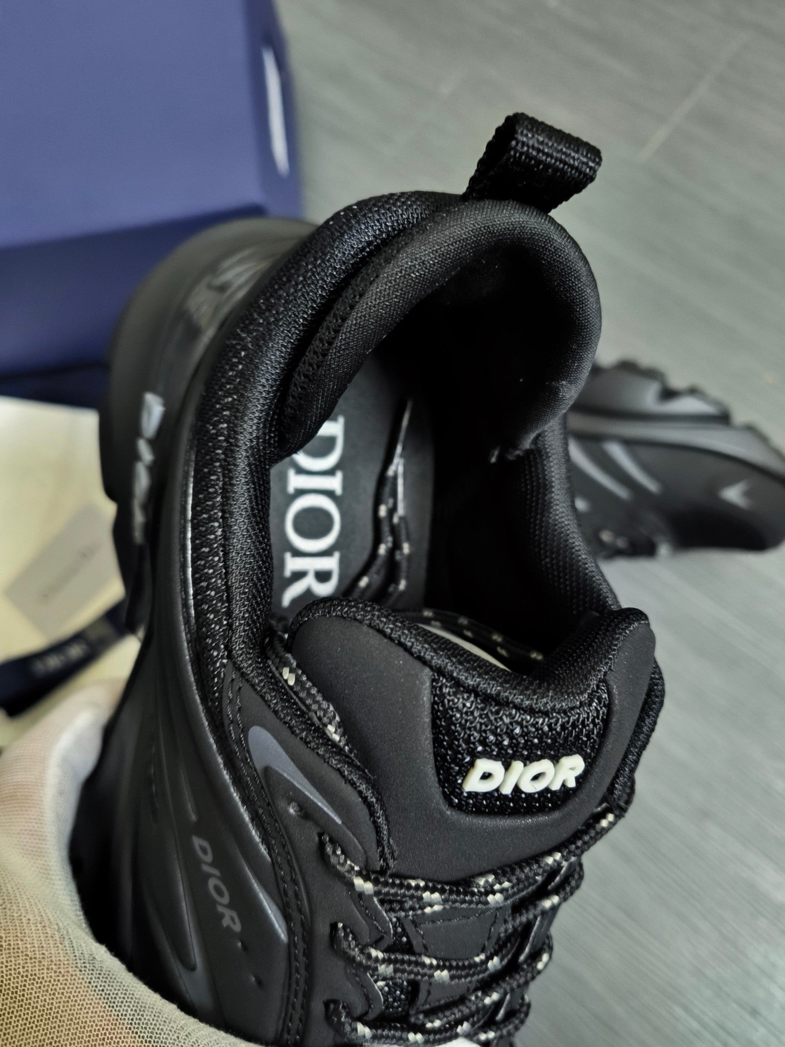 CD 26s B44 Blade Sneaker Black Mesh Technical Fabric 996914
