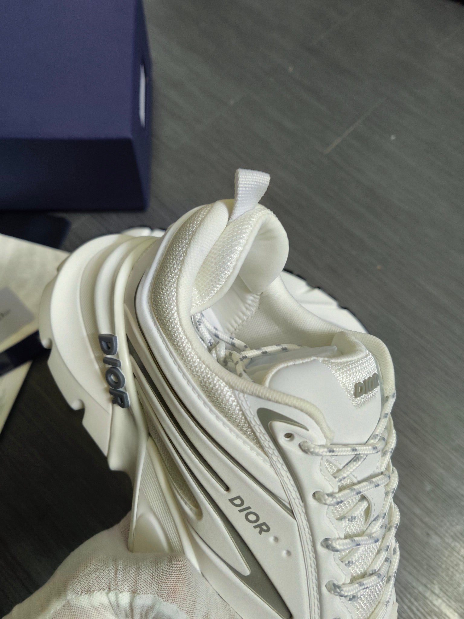 CD 26s B44 Blade Sneaker White Mesh Technical Fabric 996915