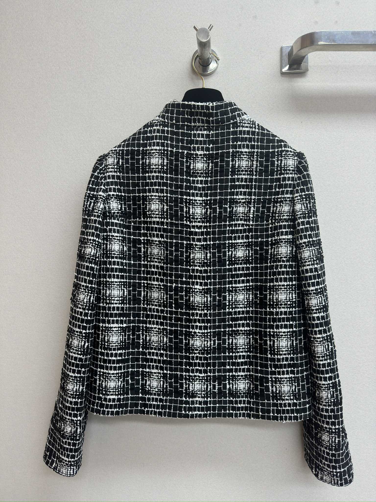 CC 25 Tweed Jacket Black Polyamide Cotton 251893