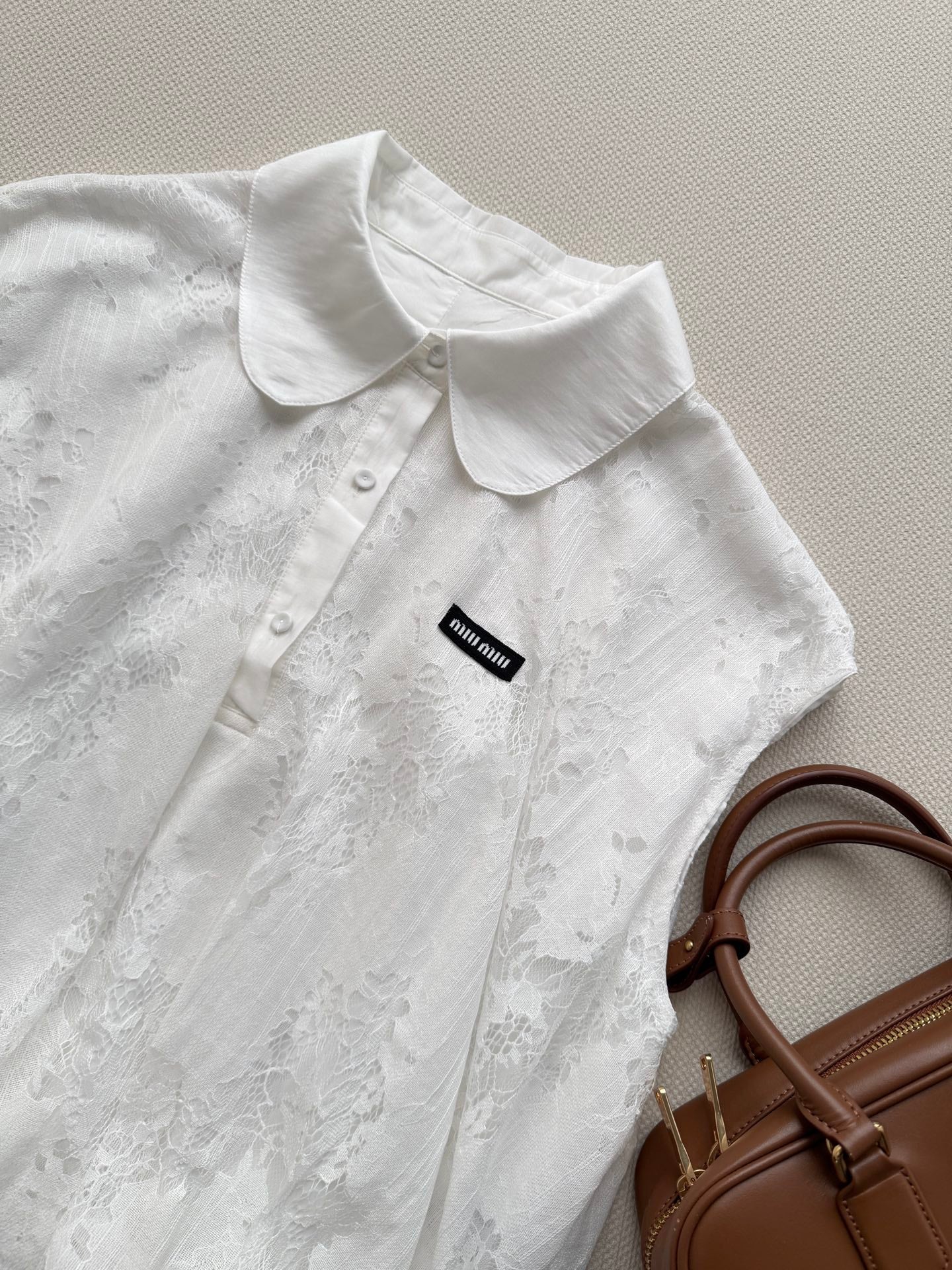 Miu 26s Sleeveless Polo Top 1228