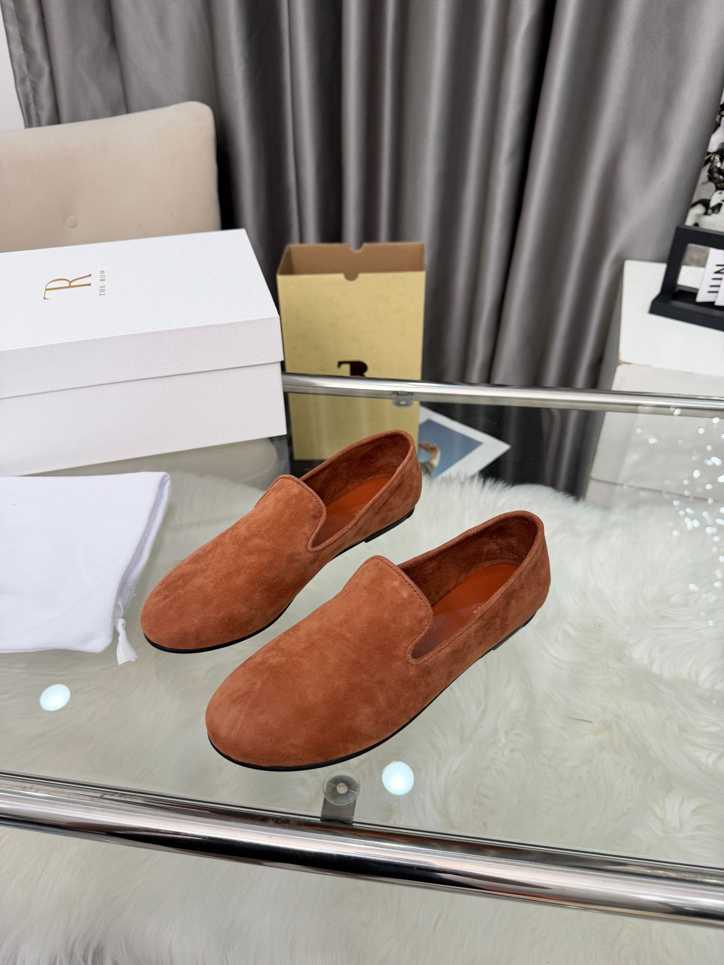TR Adam Loafer Two Loafer Brown Suede 832654
