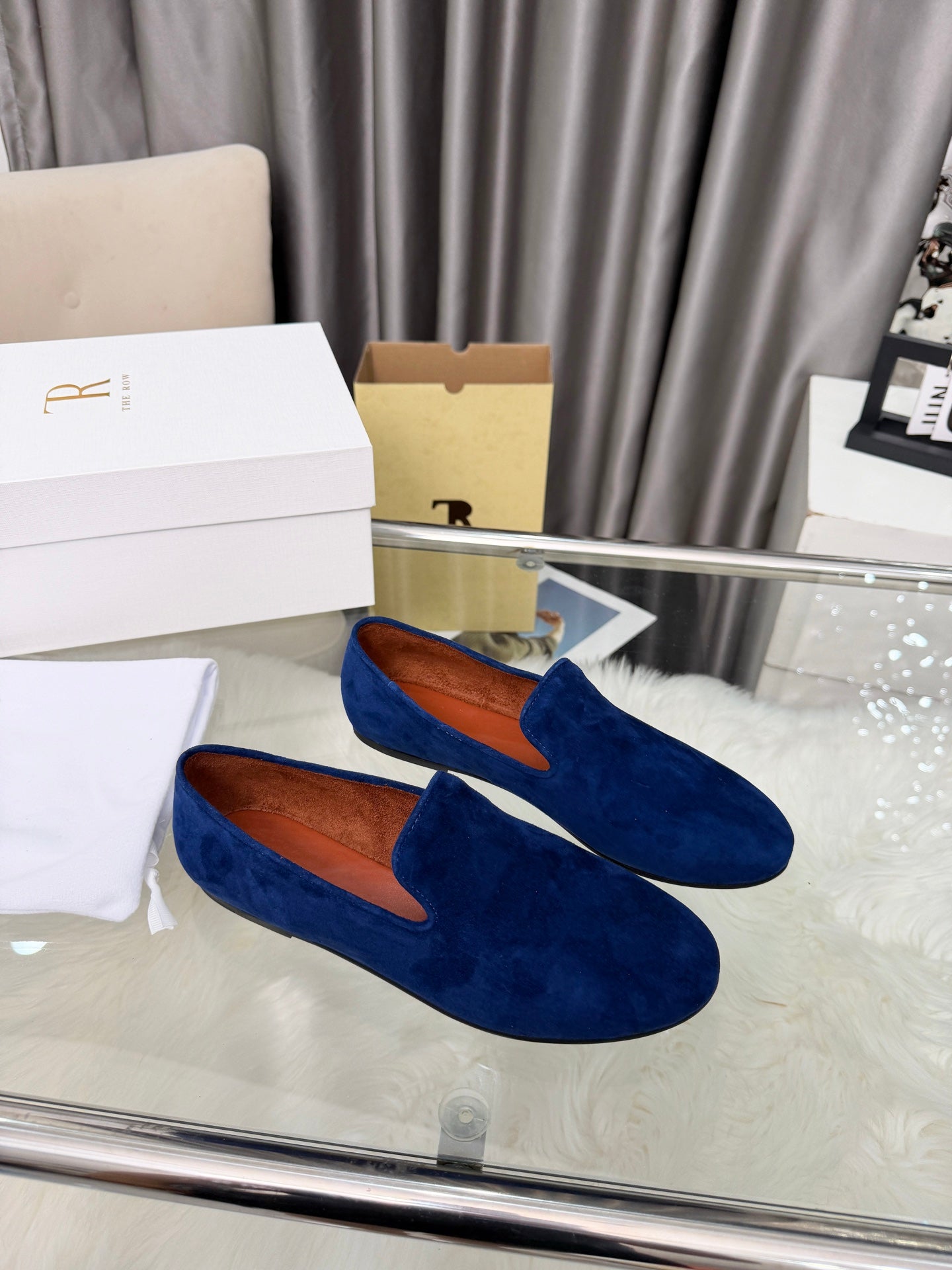 TR Adam Loafer Two Loafer Blue Suede 832652
