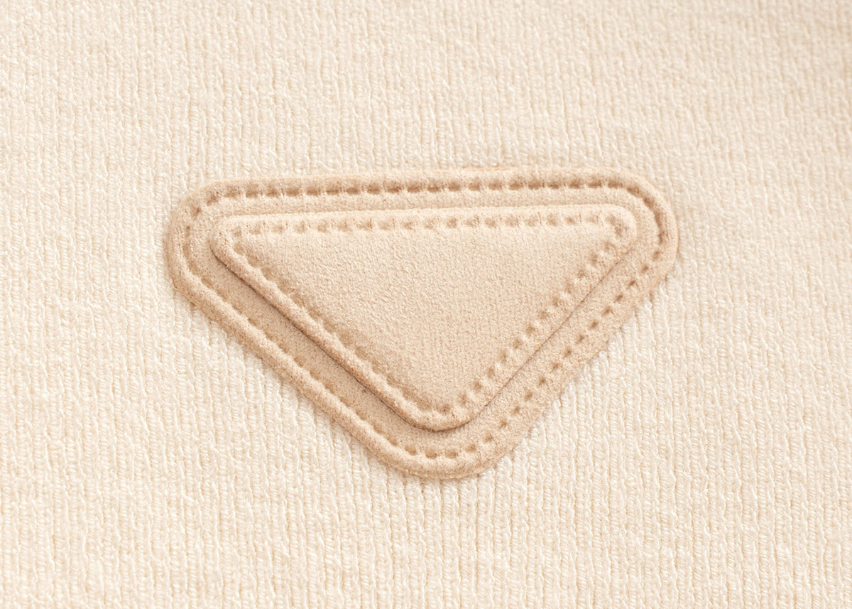 Prada 26s Men Triangle Logo Crewneck Sweater Knitwear 434244