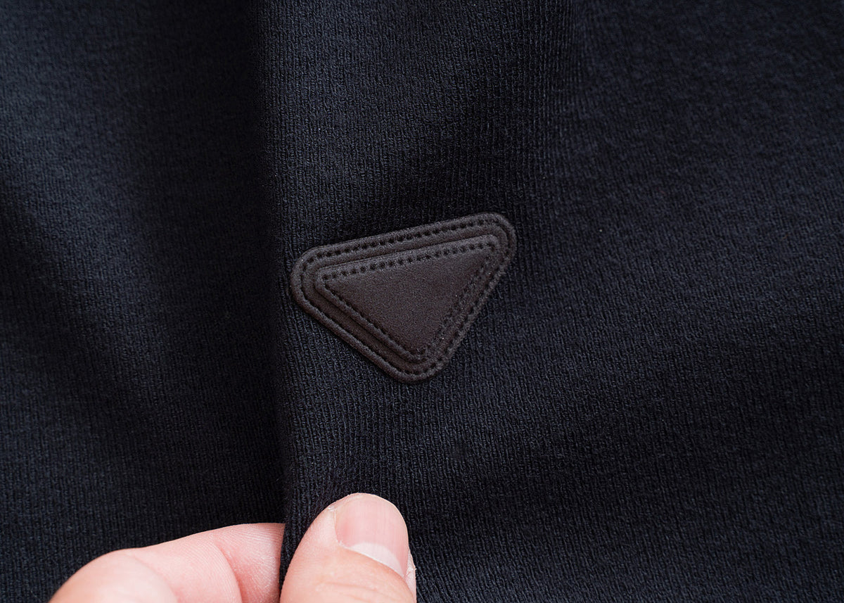 Prada 26s Men Triangle Logo Crewneck Sweater Knitwear 434243