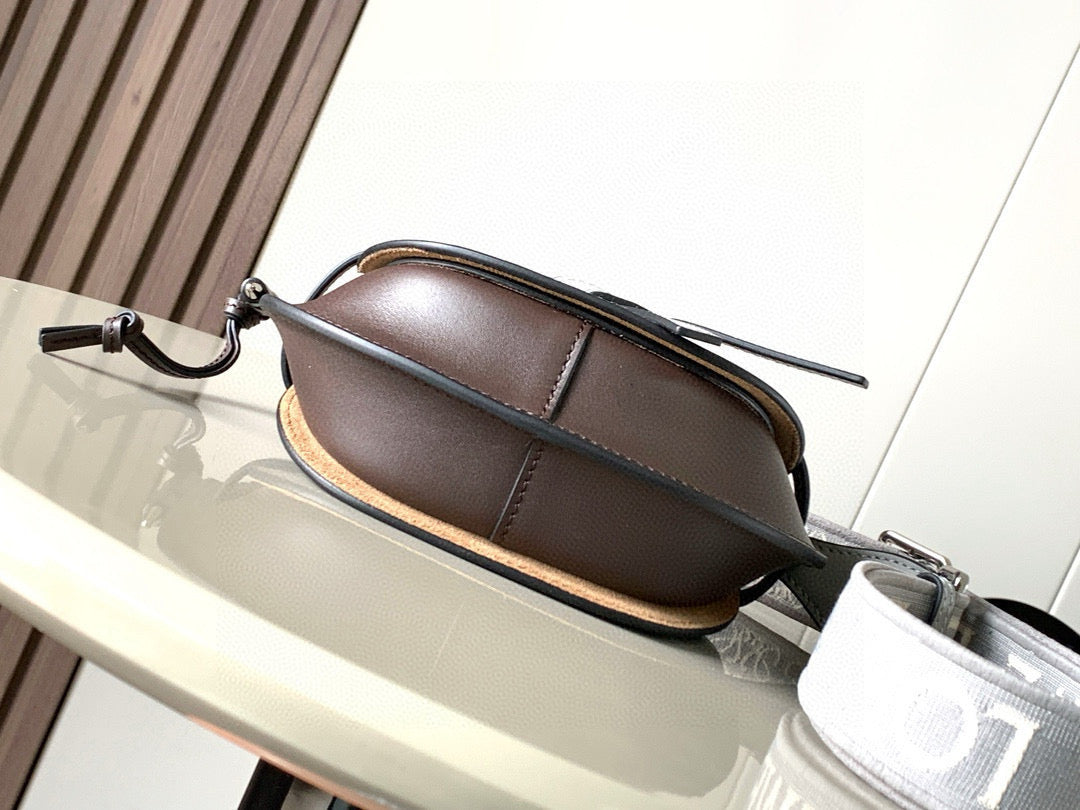 Loewe Mini Gate Dual Bag Light Grey Calfskin