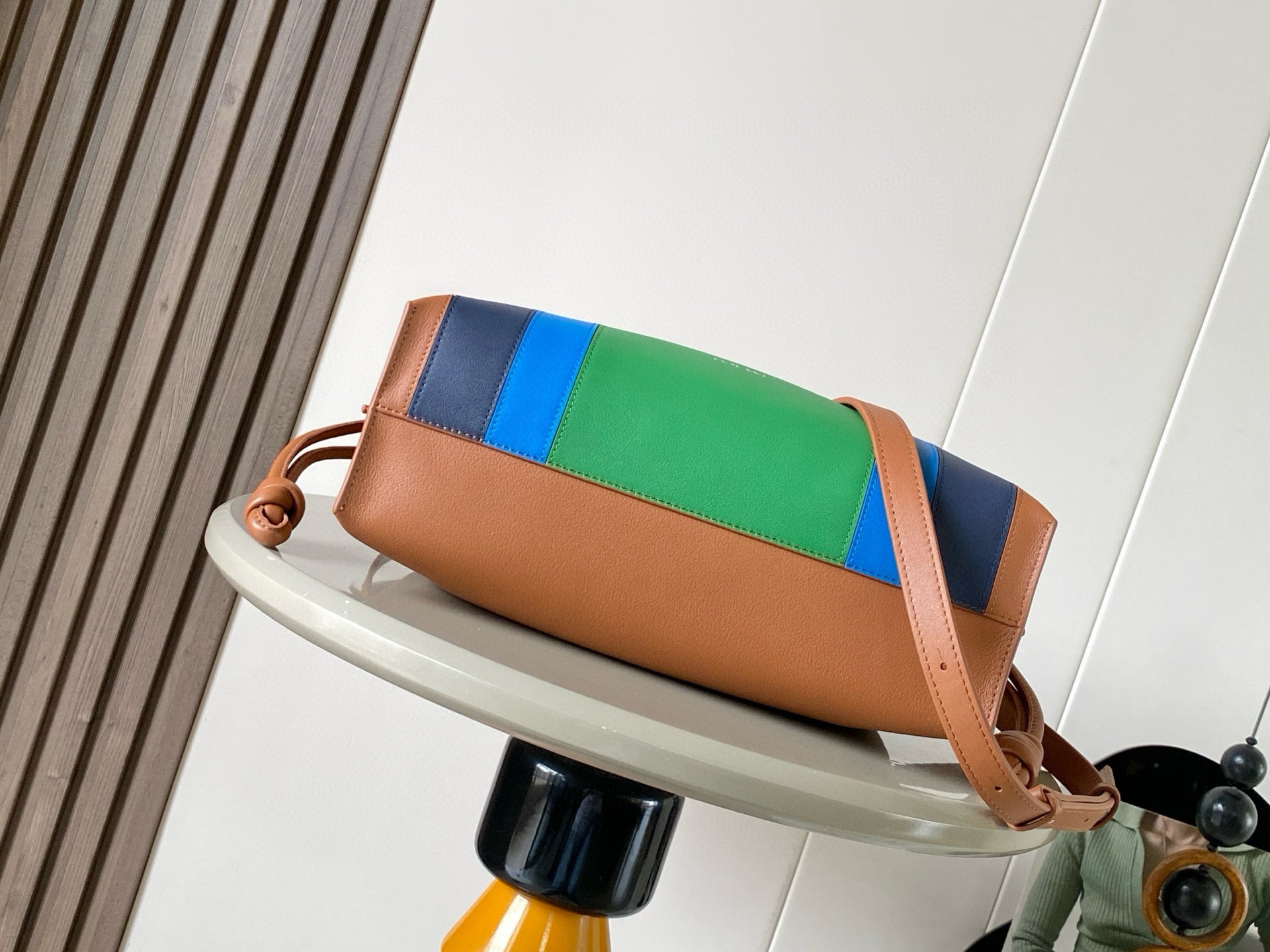 Loewe Medium  Flamenco Clutch Multicolor Nappa Calfskin