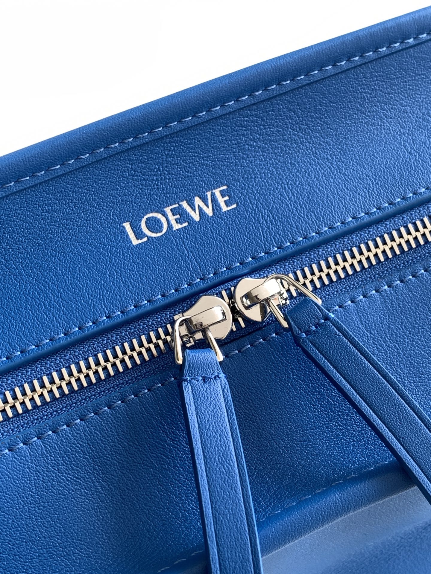 Loewe 2026 Amazona 180 Bag 24cm Blue Soft Calfskin