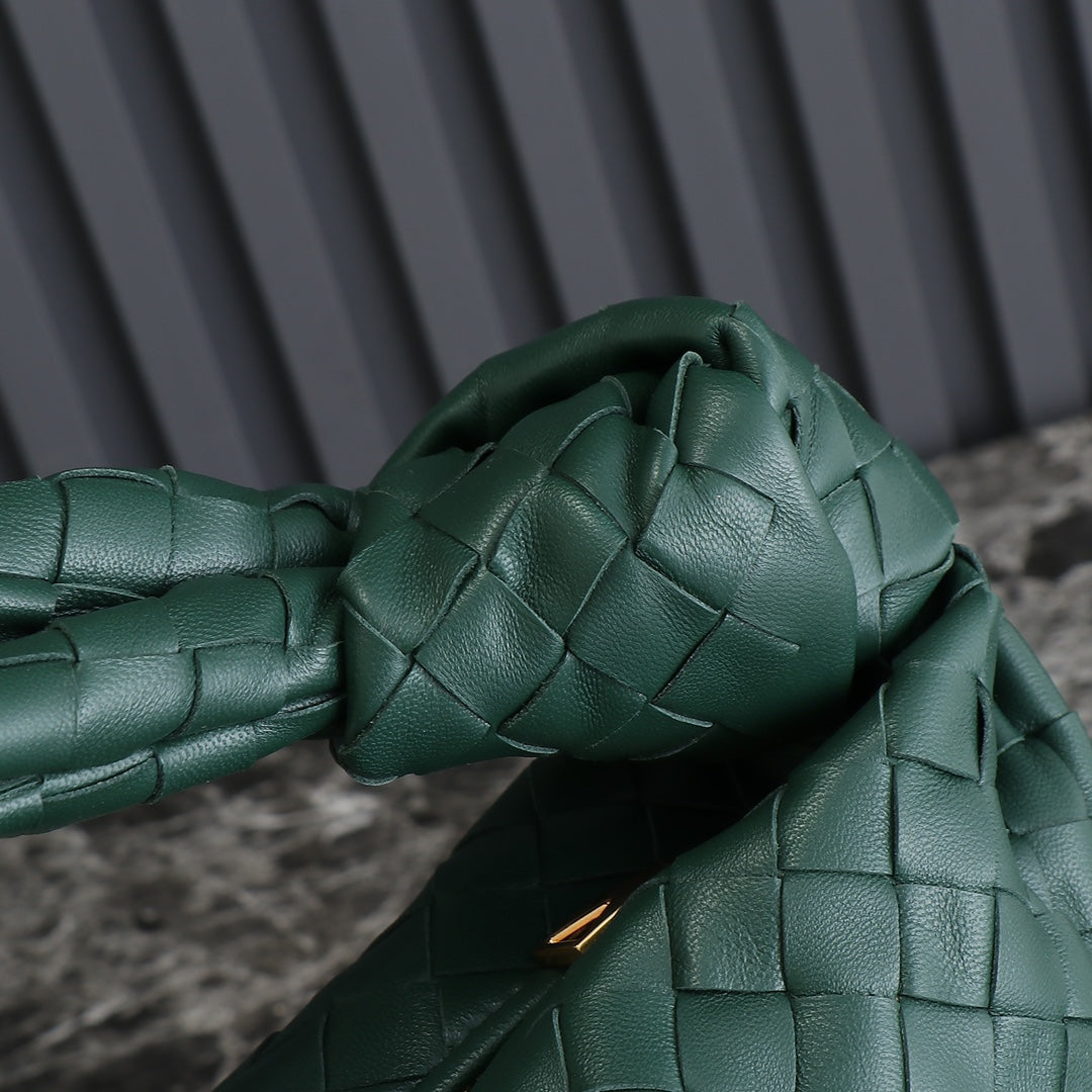 small jodie 48 dark green lambskin
