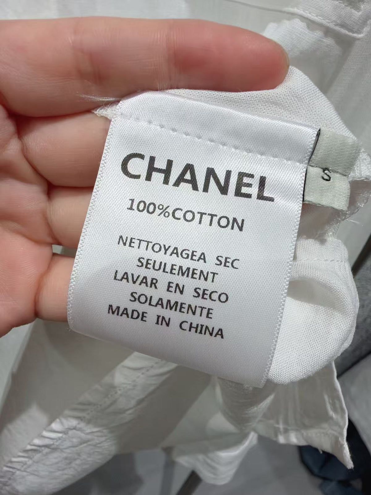 Chanel 26s White Shirt 1395