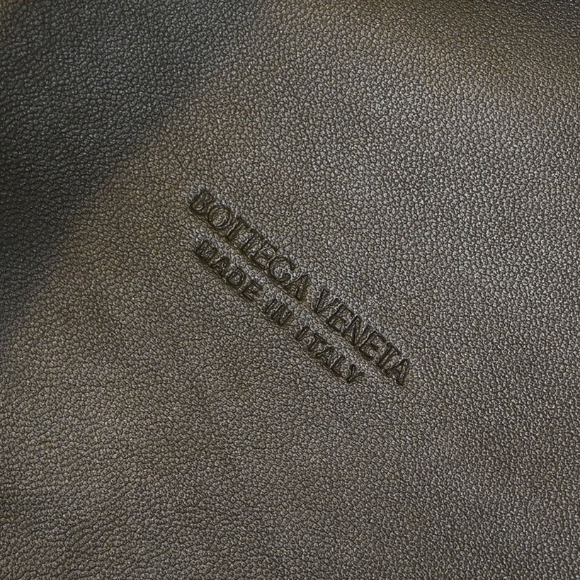 BV 26s Parachute Bag Olive Intrecciato Suede 291417