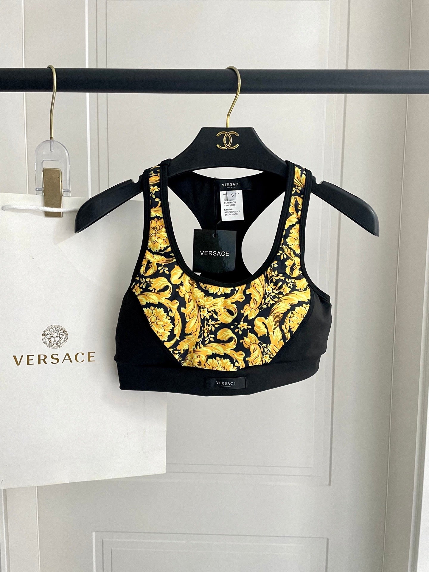 Versace Yoga Set Yellow Black 198911