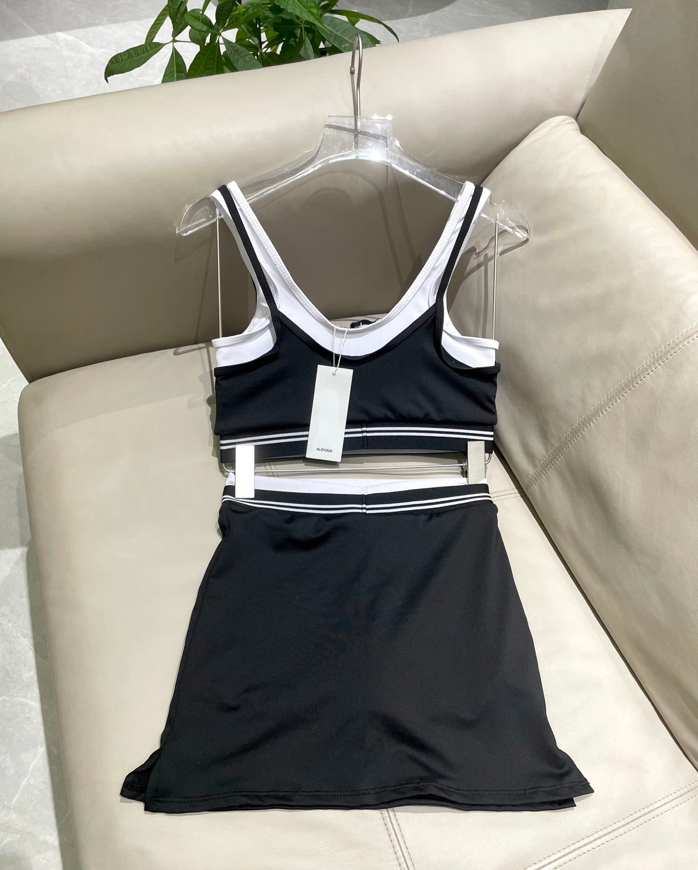 Alo Airbrush Better Together Tennis Set Black 198925