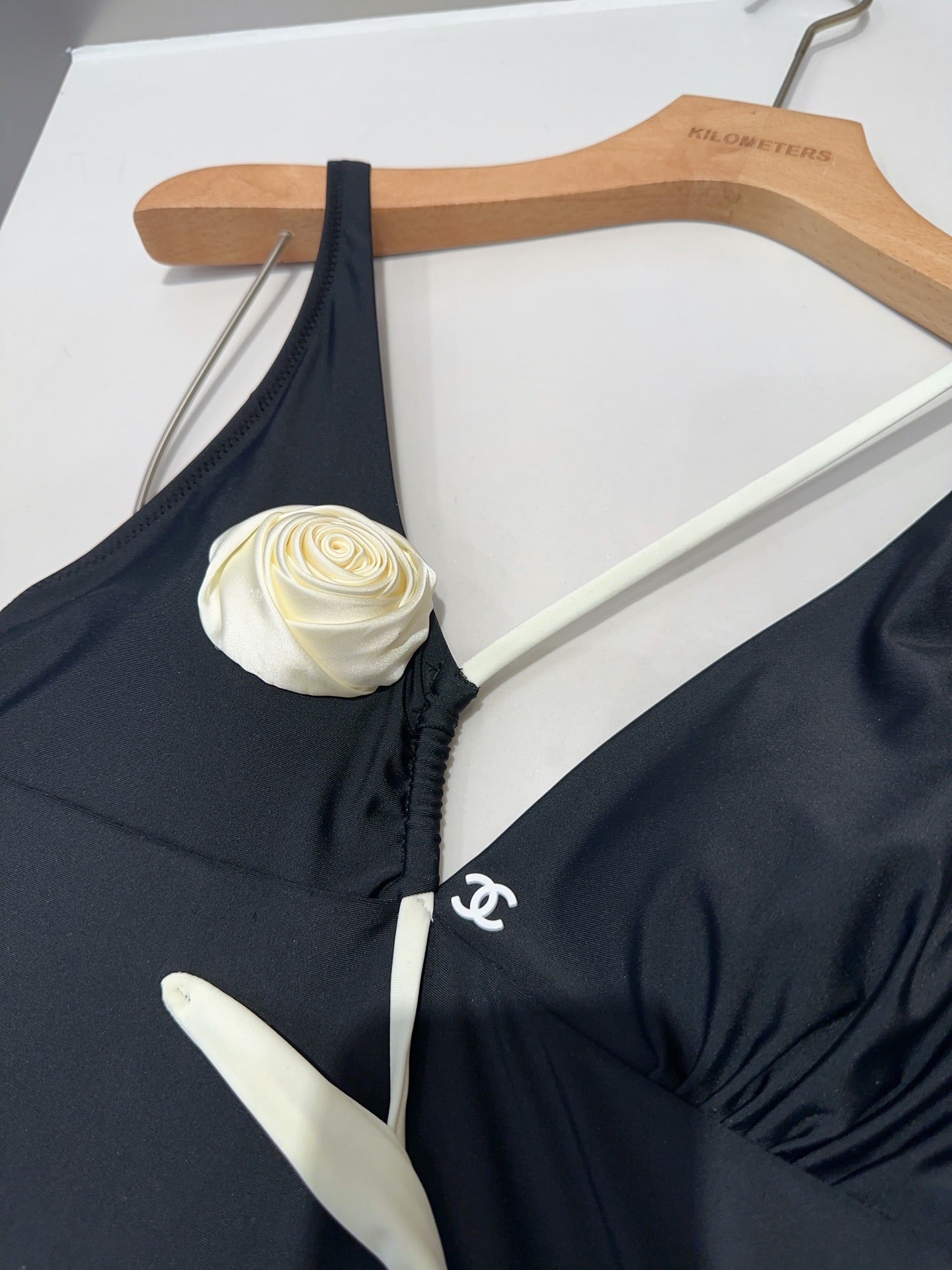 Chanel Swimsuits Black Cotton 180537