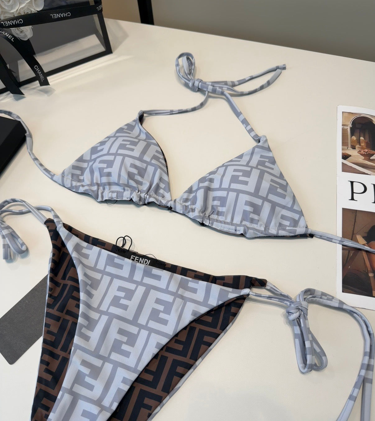 Fendi 26s Two-Piece Bikini 261460