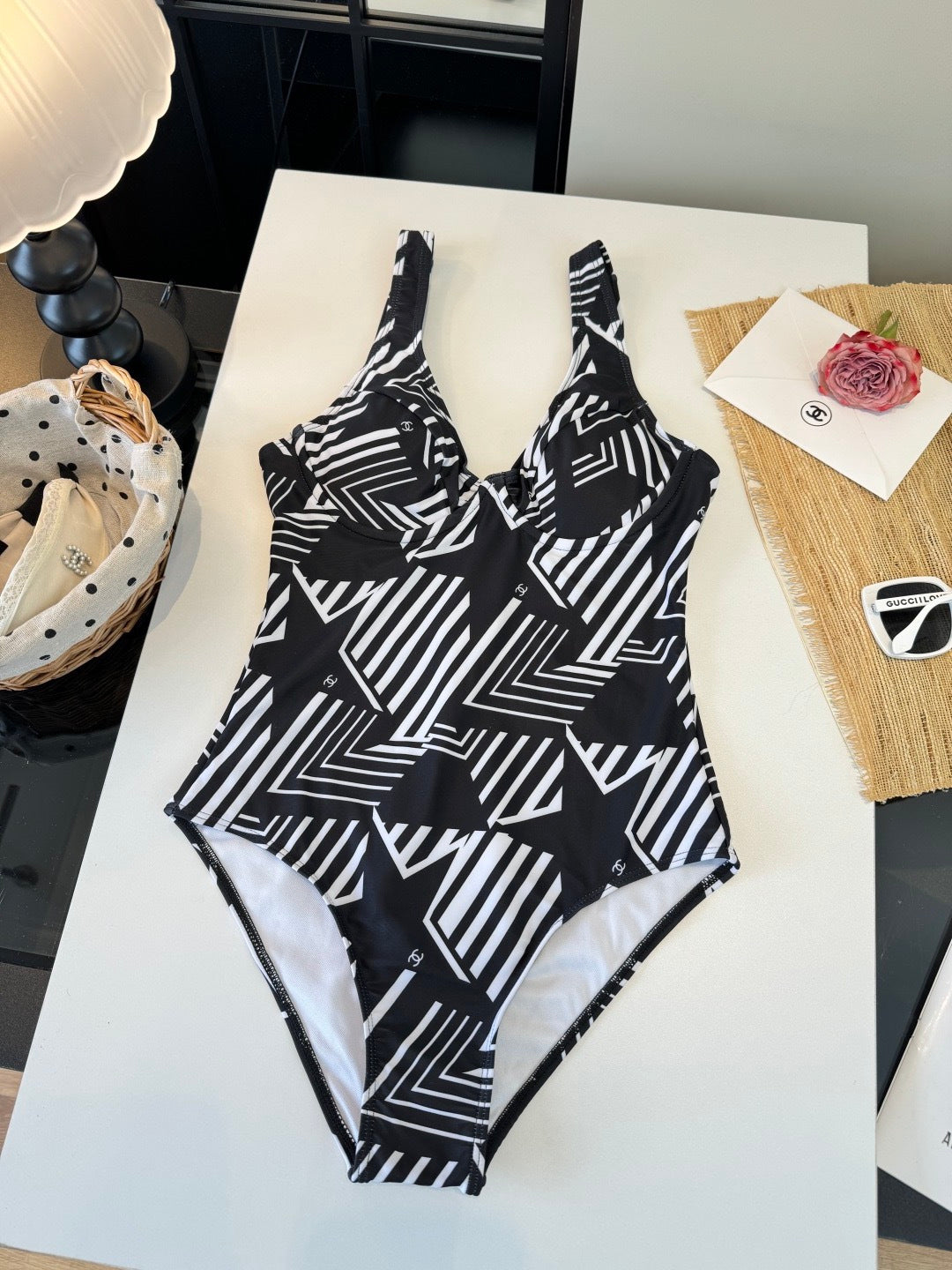Chanel One-Piece Bikini 341680