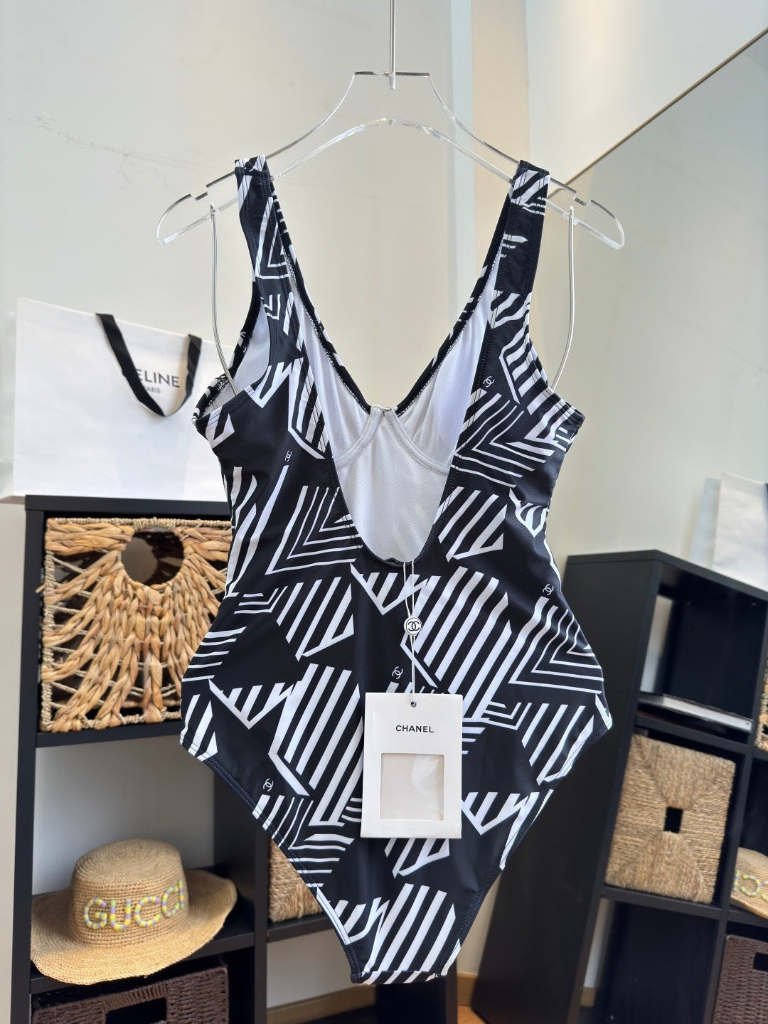 Chanel One-Piece Bikini 341680