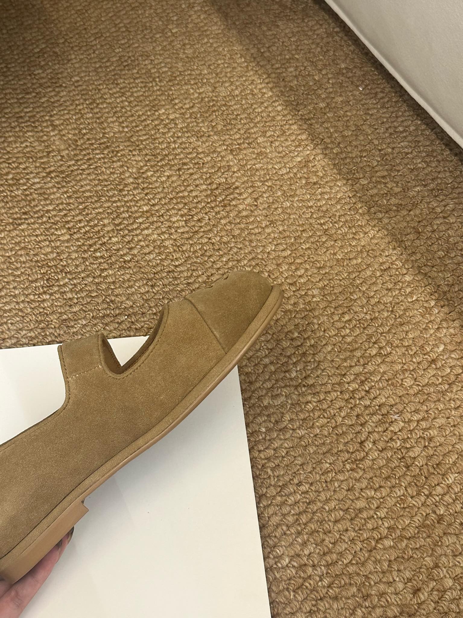 CC 26s Mary Jane Flats Caramel Brown Suede