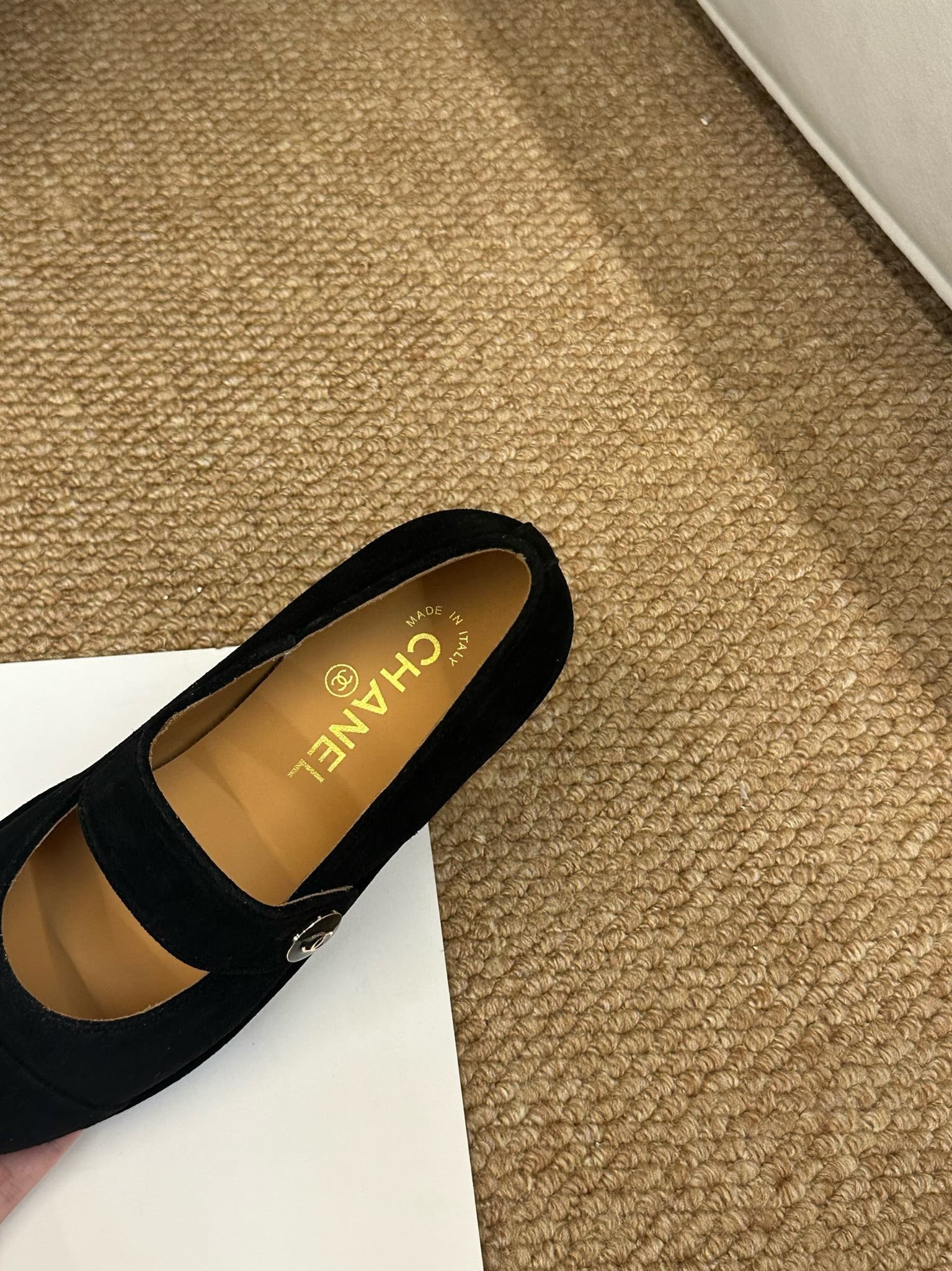 CC 26s Mary Jane Flats Black Suede
