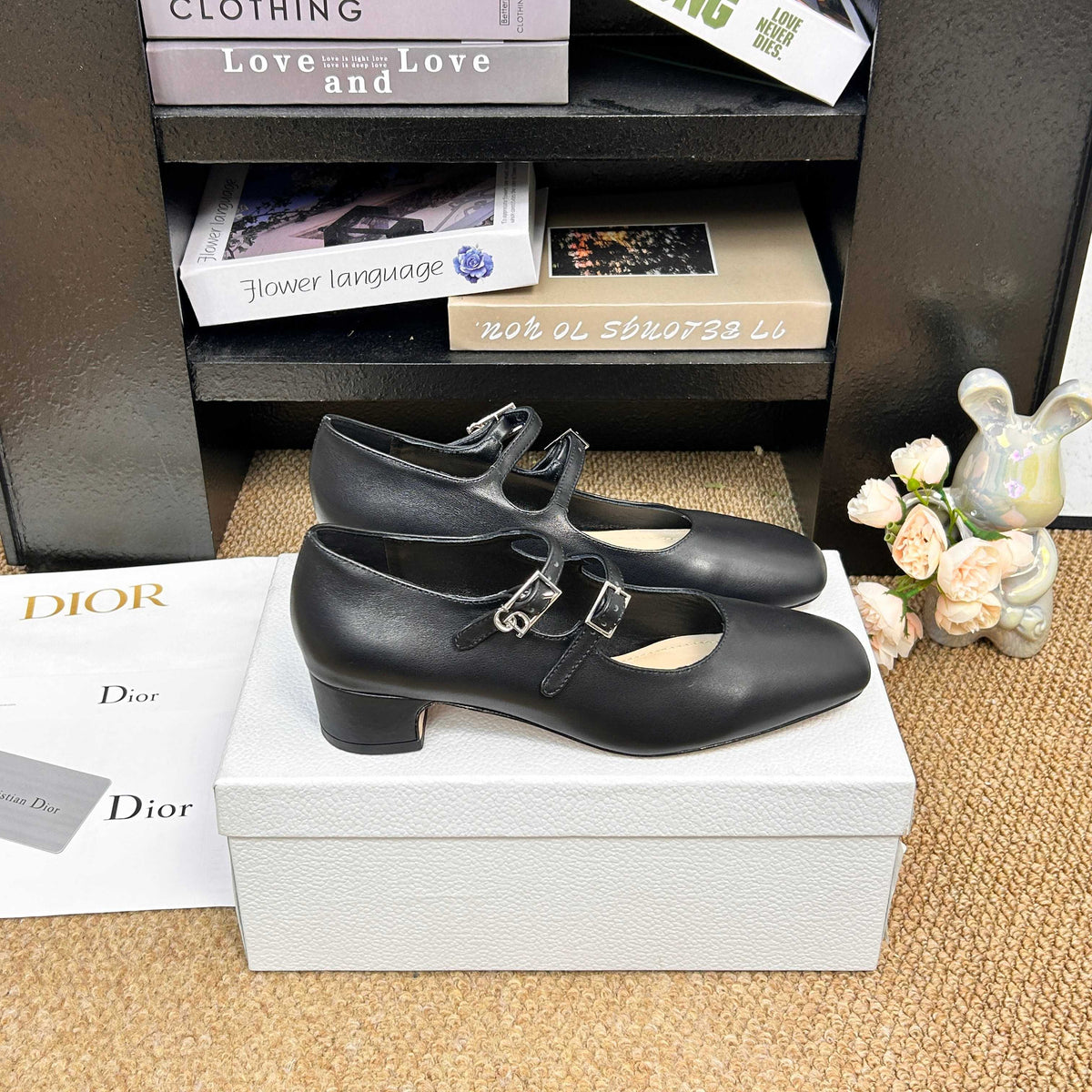 CD 26s Mary Jane Pumps Black Calfskin 157540