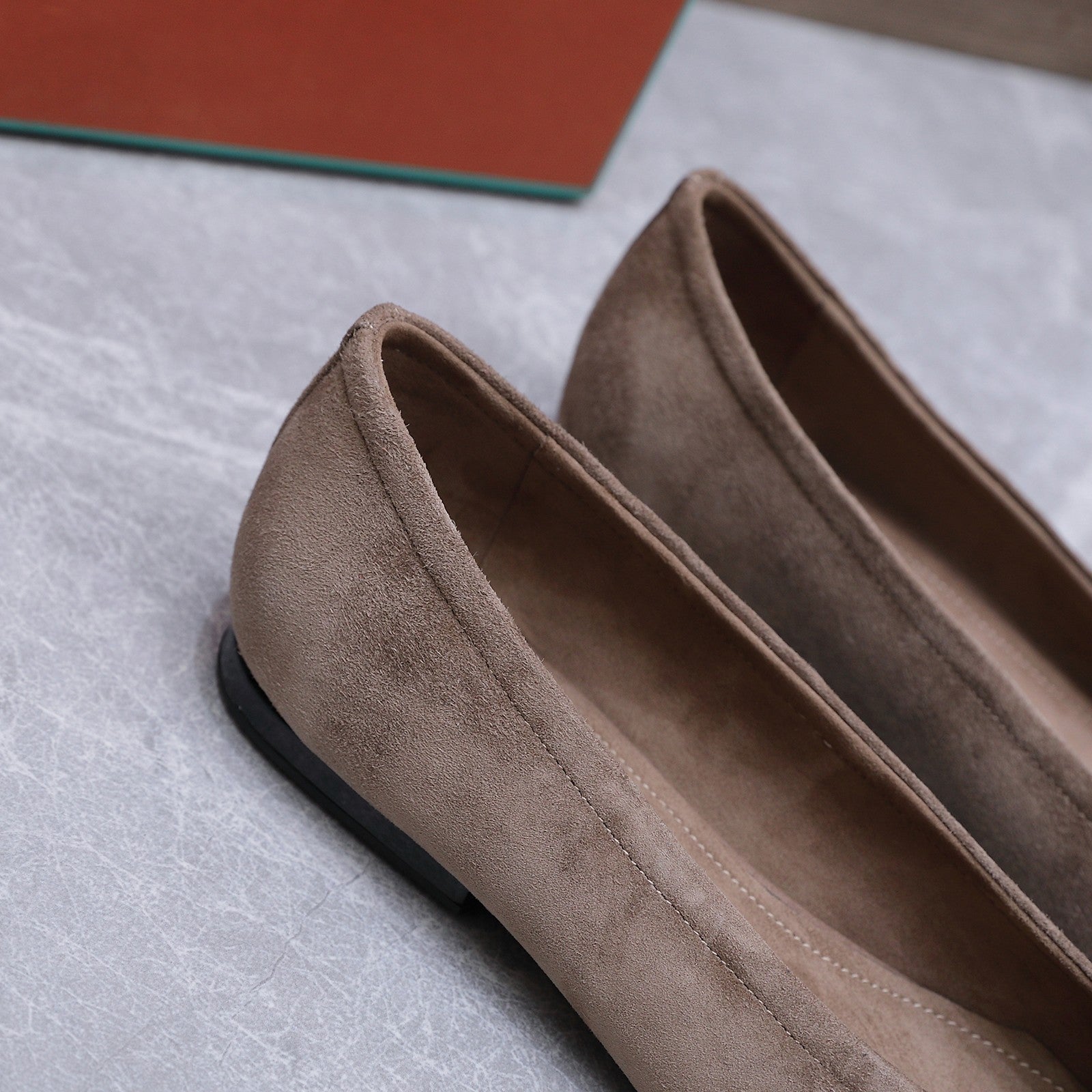 LP 26s Primula Ballet Flat Taupe Suede 864938
