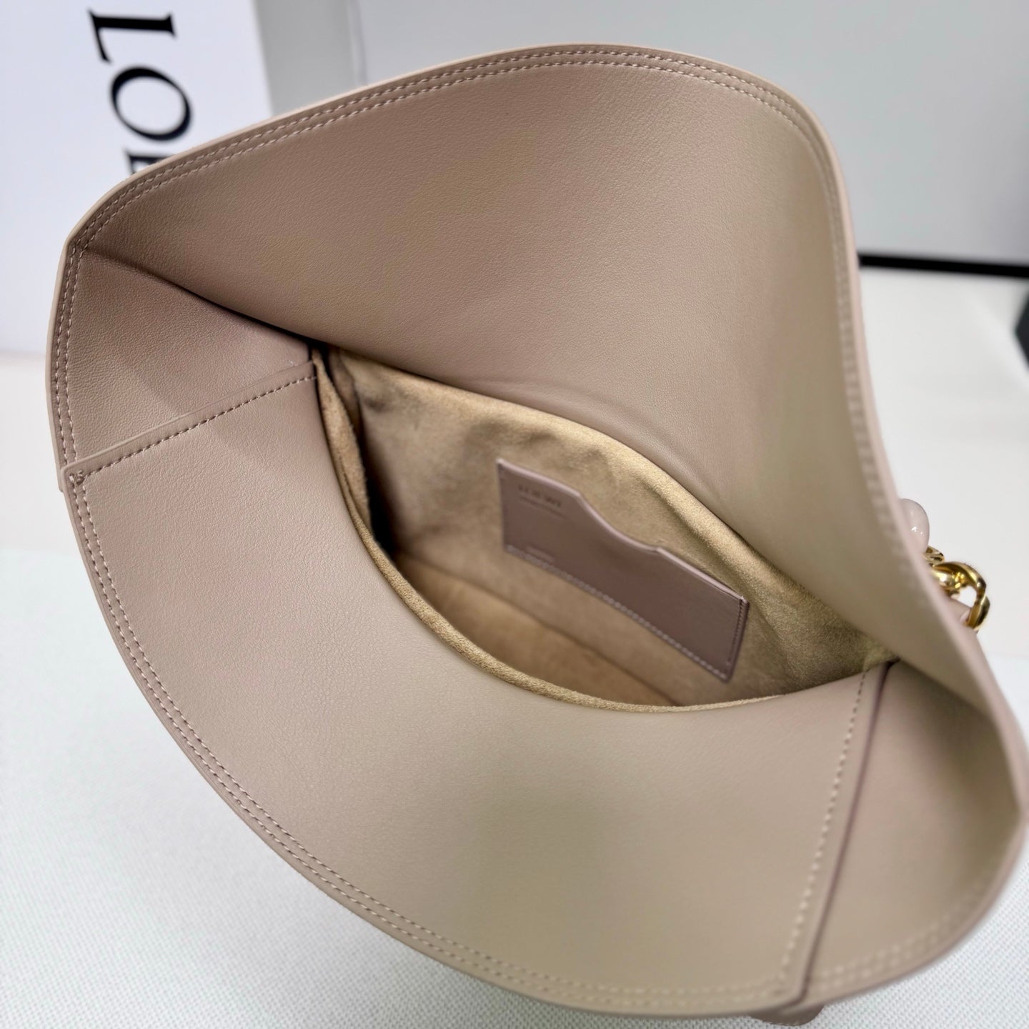Loewe 2025 Ola 26 Bag Sand Smooth Calfskin 274679